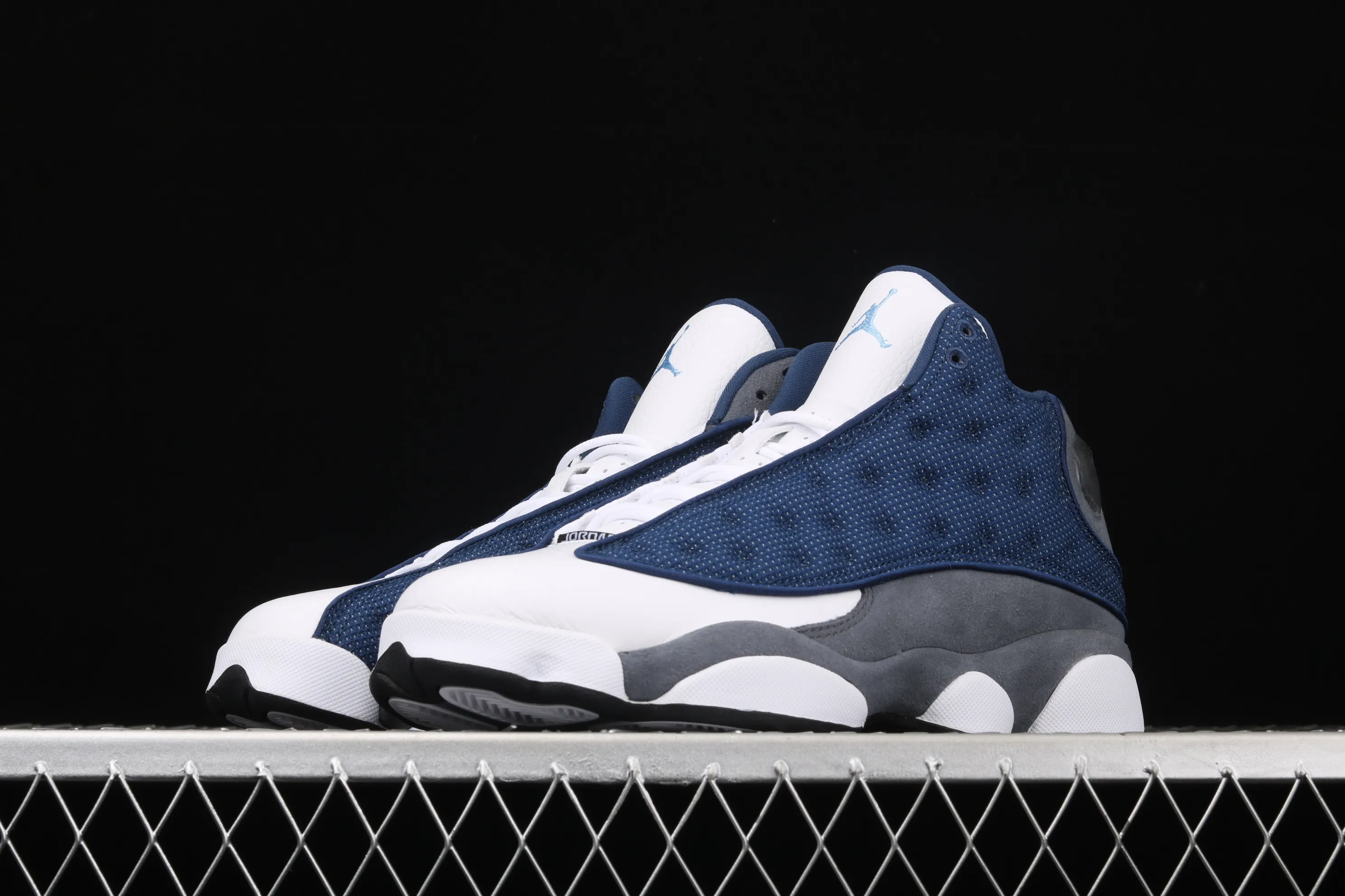 All Categories Air Jordan Jordan Series Basketball Shoes Air Jordan 13 Special Price Pure Original Version Air Jordan 13 Flint GIGI AJ13 Joe 13 3M Reflective Navy Blue 414571-404